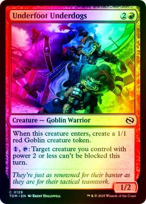 Underfoot Underdogs - 0129 - Foil Tarkir: Dragonstorm Foil Singles