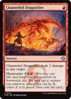 Channeled Dragonfire - 0102 Tarkir: Dragonstorm Singles