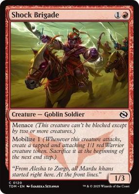 Shock Brigade - 0120 Tarkir: Dragonstorm Singles