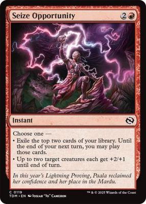 Seize Opportunity - 0119 Tarkir: Dragonstorm Singles
