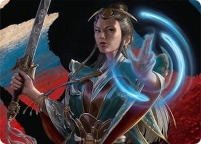 Narset, Jeskai Waymaster Art Card (44/54) - Art Series: Tarkir: Dragonstorm (AATDM)