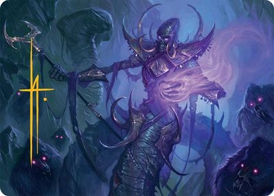 Sidisi, Regent of the Mire Art Card (14/54) (Gold-Stamped Signature) - Art Series: Tarkir: