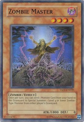 Zombie Master - TAEV-EN039 - Super Rare Unlimited Tactical Evolution [TAEV] Unlimited Singles