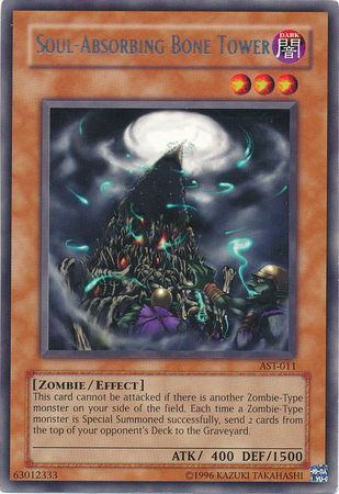 Soul-Absorbing Bone Tower - AST-011 - Rare Unlimited Ancient Sanctuary [AST] Unlimited Singles