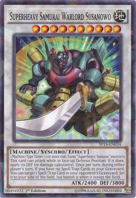 Superheavy Samurai Warlord Susanowo - SP15-EN034 - Shatterfoil Rare 1st Edition Star Pack ARC-V Singles
