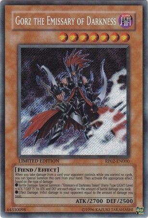 Gorz the Emissary of Darkness - RP02-EN000 - Secret Rare Retro Pack 2 RP02