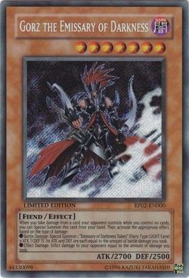 Gorz the Emissary of Darkness - RP02-EN000 - Secret Rare Retro Pack 2 RP02