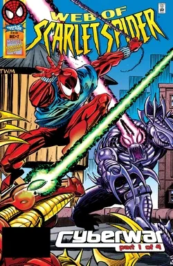 BAF1 Web of Scarlet Spider Cyber War Part 1 Issue Marvel Ingles