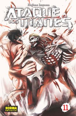 BAF1 Shingeki no Kyojin Manga Volumen 11 Espanol Norma