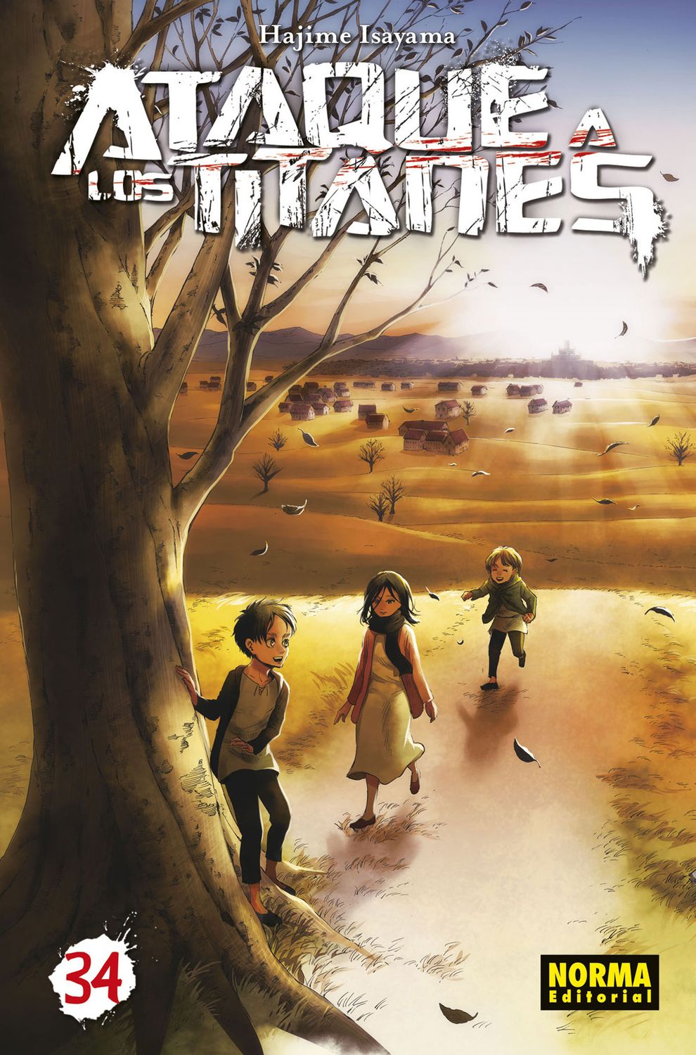 BAF1 Shingeki no Kyojin Manga Volumen 34 Espanol Norma