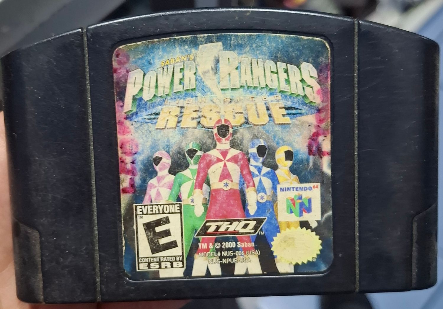 BAF1 Power Rangers Rescue Nintendo 64 Cartucho