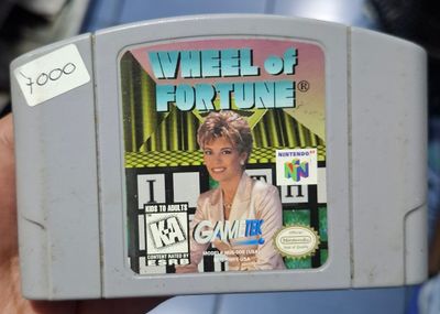 BAF1 Wheel of Fortune Nintendo 64 Cartucho