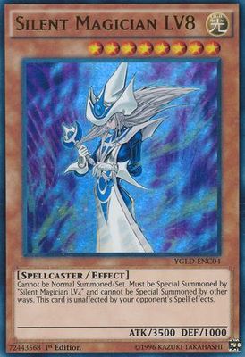 Silent Magician LV8 - YGLD-ENC04 - Ultra Rare 1st Edition Yugi&#39;s Gadget Deck 1st Edition (YGLD-ENC)