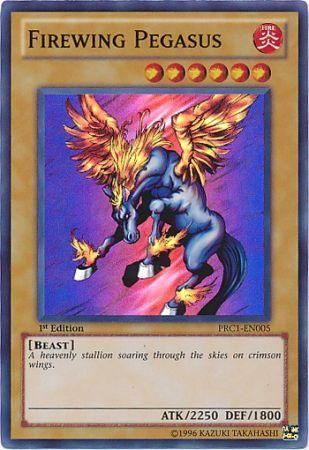 Firewing Pegasus - PRC1-EN005 - Super Rare Yu-Gi-Oh! Promo Cards