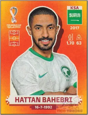 Hattan Bahebri Orange - KSA14 , Qatar Copa Mundial 2022