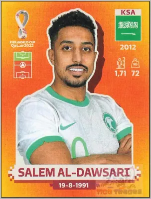 Salem Al-Dawsari Orange - KSA18 , Qatar Copa Mundial 2022