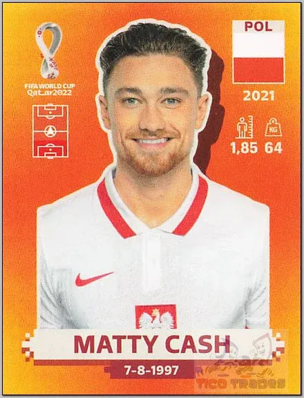 Matty Cash, Orange - POL6, Qatar Copa Mundial 2022