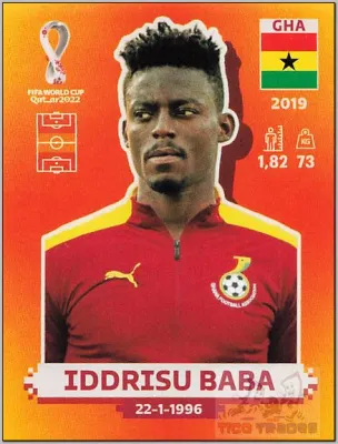 Iddrisu Baba - GHA10 ,Qatar Copa Mundial 2022