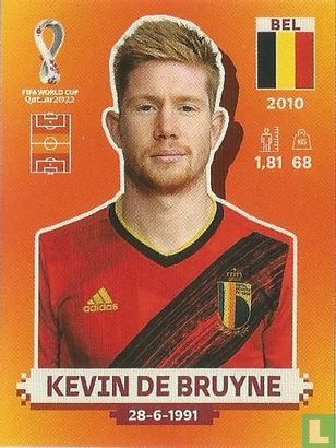 Kevin De Bruyne -2022 BEL10  Panini, FIFA World Cup Qatar 2022