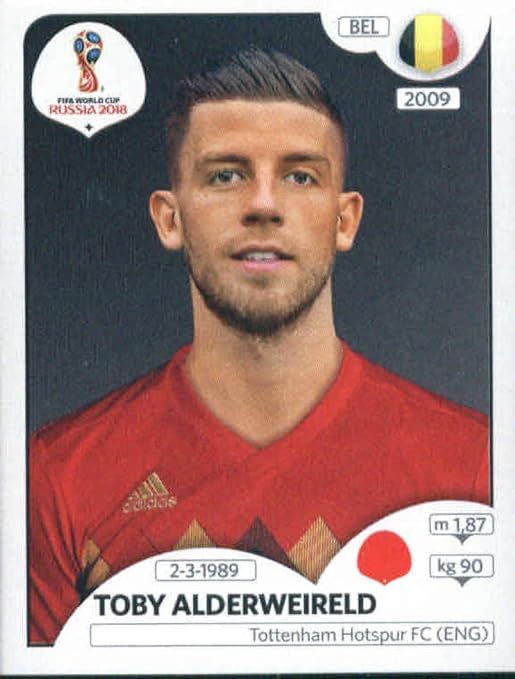 Toby Alderweireld  - 2018 Panini World Cup Stickers Russia #503