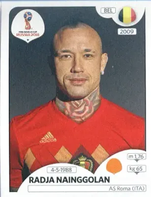Radja Nainggolan-2018 Panini World Cup Russia #509 Belgium Soccer Sticker