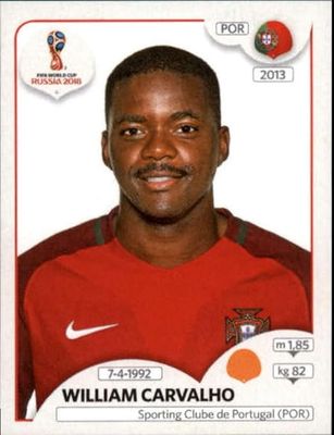 William Carvalho-2018 Panini World Cup Stickers Russia #112