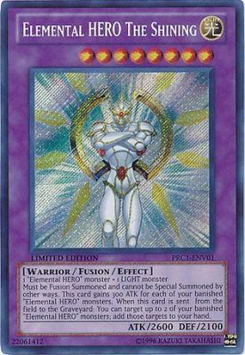Elemental Hero The Shining - PRC1-ENV01 - Secret Rare Yu-Gi-Oh! Promo Cards