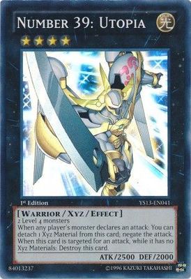 Number 39: Utopia - YS13-EN041 - Super Rare 1st Edition Starter Deck: Super Starter: V for Victory [YS13]