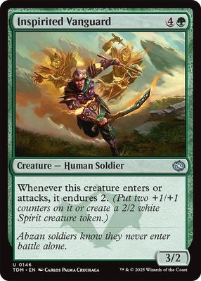 Inspirited Vanguard - Tarkir: Dragonstorm (TDM) Tarkir: Dragonstorm
