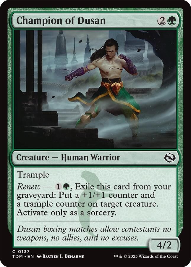 Champion of Dusan - Tarkir: Dragonstorm (TDM) Tarkir: Dragonstorm