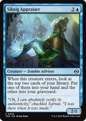 Sibsig Appraiser - Tarkir: Dragonstorm (TDM) Tarkir: Dragonstorm