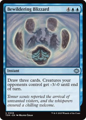 Bewildering Blizzard - Tarkir: Dragonstorm (TDM) Tarkir: Dragonstorm