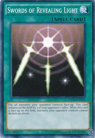 Swords of Revealing Light - YGLD-ENC25 - Common Unlimited Yugi&#39;s Gadget Deck Unlimited (YGLD-ENC)