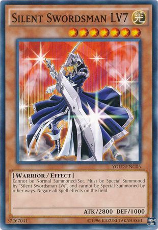 SJ Silent Swordsman LV7 - YGLD-ENC06 - Common Unlimited Yugi&#39;s Gadget Deck Unlimited (YGLD-ENC)