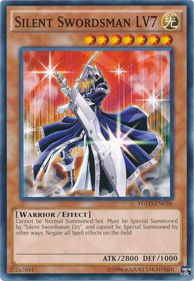 SJ Silent Swordsman LV7 - YGLD-ENC06 - Common Unlimited Yugi&#39;s Gadget Deck Unlimited (YGLD-ENC)