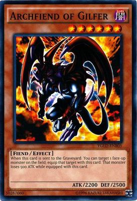 SJ Archfiend of Gilfer - YGLD-ENB05 - Common Unlimited Yugi&#39;s Battle City Deck Unlimited (YGLD-ENB)