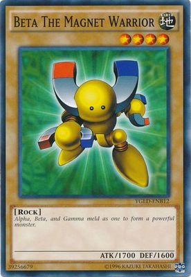 SJ Beta The Magnet Warrior - YGLD-ENB12 - Common Unlimited Yugi&#39;s Battle City Deck Unlimited (YGLD-ENB)