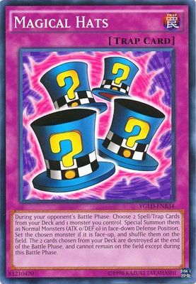 Magical Hats - YGLD-ENB34 - Common Unlimited Yugi&#39;s Battle City Deck Unlimited (YGLD-ENB)