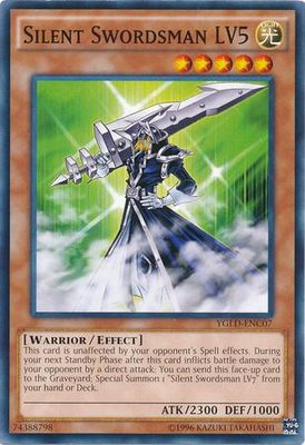 SJ Silent Swordsman LV5 - YGLD-ENC07 - Common Unlimited Yugi&#39;s Gadget Deck Unlimited (YGLD-ENC)