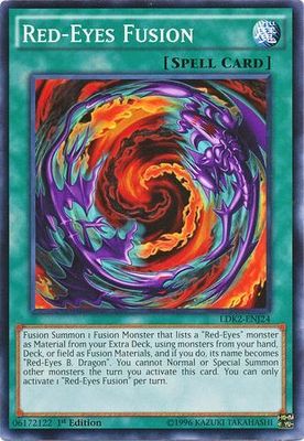 SJ Red-Eyes Fusion - LDK2-ENJ24 - Common 1st Edition Legendary Decks II - Joey