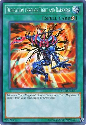 SJ Dedication through Light and Darkness - YGLD-ENC31 - Common Unlimited Yugi&#39;s Gadget Deck Unlimited (YGLD-ENC)