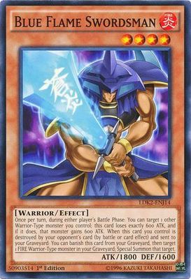 SJ Blue Flame Swordsman - LDK2-ENJ14 - Common 1st Edition Legendary Decks II - Joey
