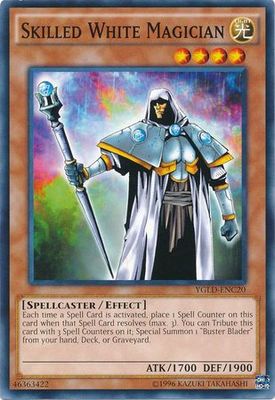 SJ Skilled White Magician - YGLD-ENC20 - Common Unlimited Yugi&#39;s Gadget Deck Unlimited (YGLD-ENC)
