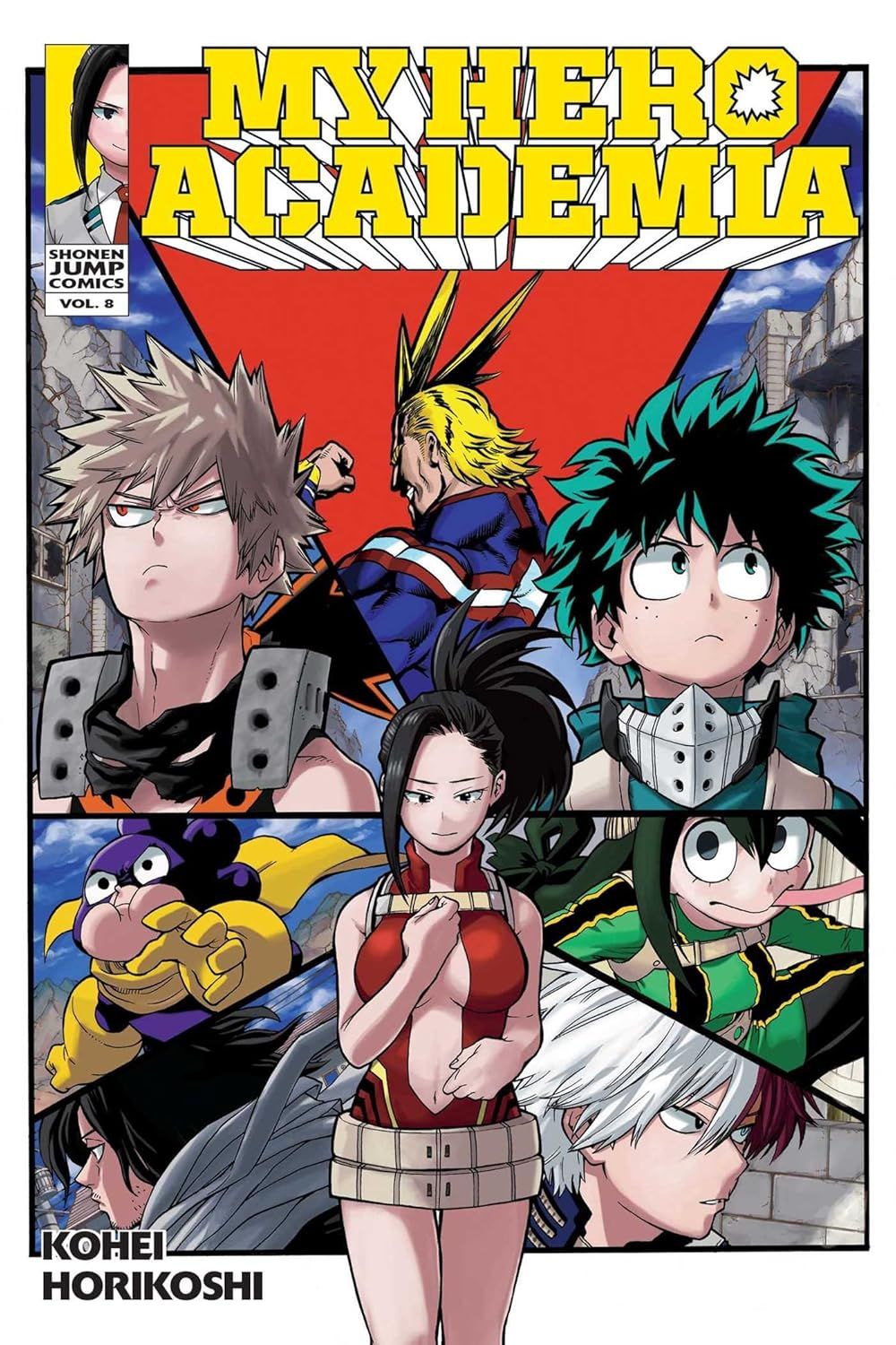 BAF1 My Hero Academia Manga Volumen 8 Ingles