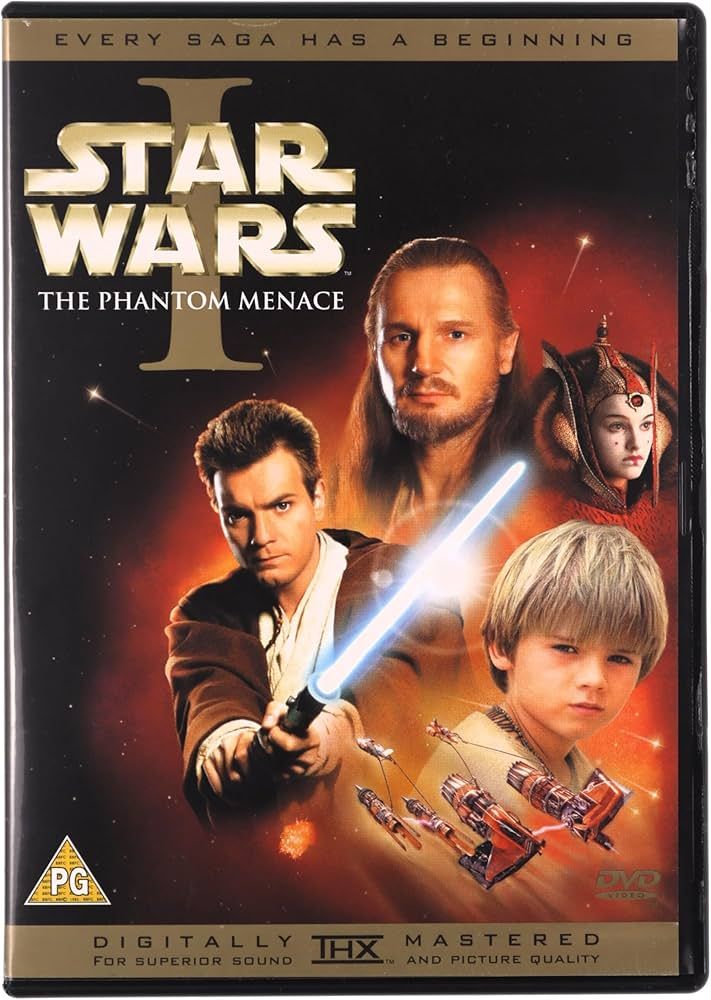 BAF1 Star Wars The Phantom Menace DVD Usado Completo
