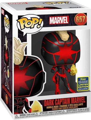 BAF1 Dark Captain Marvel Figura Funko Pop