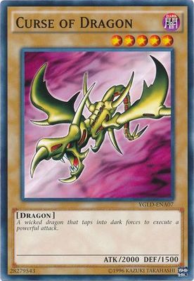 SJ Curse of Dragon - YGLD-ENA07 - Common Unlimited Yugi&#39;s Exodia Deck Unlimited (YGLD-ENA)