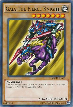 SJ Gaia The Fierce Knight - YGLD-ENA05 - Common Unlimited Yugi&#39;s Exodia Deck Unlimited (YGLD-ENA)