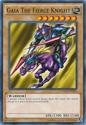 SJ Gaia The Fierce Knight - YGLD-ENA05 - Common Unlimited Yugi&#39;s Exodia Deck Unlimited (YGLD-ENA)