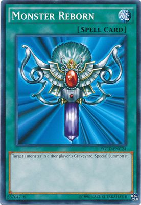 SJ Monster Reborn - YGLD-ENC24 - Common Unlimited Yugi&#39;s Gadget Deck Unlimited (YGLD-ENC)